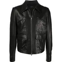 Amiri Men's Black Leather Jackets