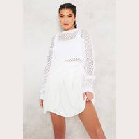 I Saw It First Women's White Oversized Jumpers
