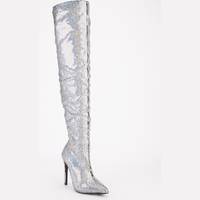Everything5Pounds Women's Silver Boots