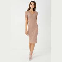 Boohoo Midi Dresses With Sleeves for Women