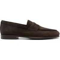 FARFETCH Santoni Men's Brown Loafers