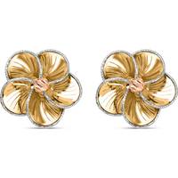 TJC Women's Rose Gold Earrings