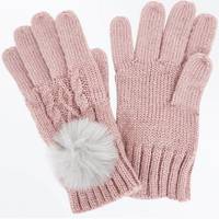 New Look Faux Fur Gloves for Women
