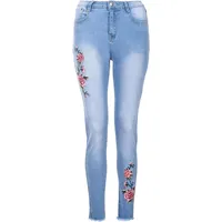 Dorothy Perkins Women's Blue Ripped Jeans