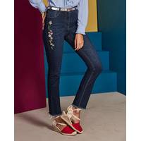 Women's Fashion World Embroidered Jeans