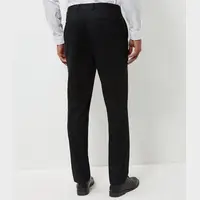 New Look Men's Black Suit Trousers