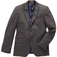 Black Label By Jacamo Men's Tweed Coats & Jackets