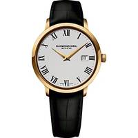 Raymond Weil Black And Gold Watches for Men