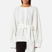 The Hut Women's White Oversized Jumpers