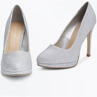 New Look Womens Silver Heel Shoes