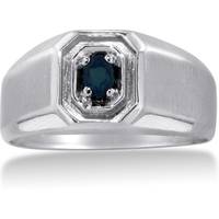 SuperJeweler Men's Sapphire Rings