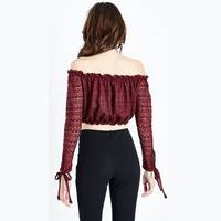 New Look Lace Crop Tops for Women