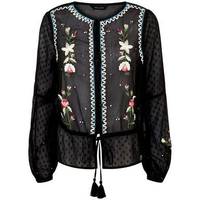 Women's New Look Embroidered Blouses