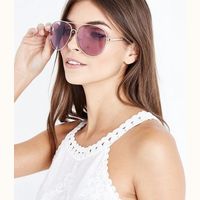 Women's New Look Aviator Sunglasses