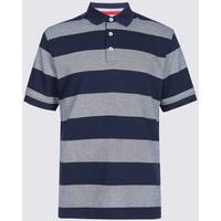Men's Marks & Spencer Stripe Polo Shirts
