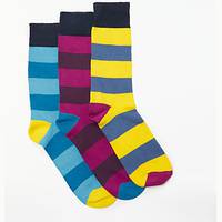 John Lewis Men's Striped Socks