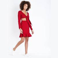 New Look Womens Red Skirts