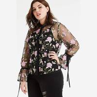 Women's Simply Be Embroidered Blouses