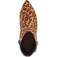 Marisota Women's Leopard Print Ankle Boots