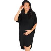 Spartoo Black Dresses with Sleeves for Women