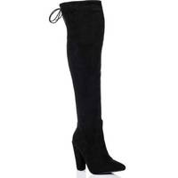 Spylovebuy Women's Knee High Lace Up Boots