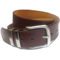 Thomas Calvi Brown Leather Belts for Men