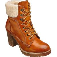 Fashion World Women's Lace Up Ankle Boots