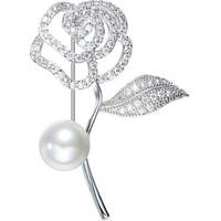 Women's Blue Pearls Pearl Brooches