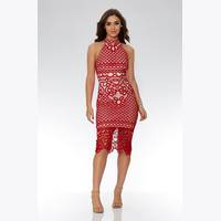 Women's Quiz Red Midi Dresses