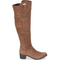 Womes Brown Knee High Boots from Spartoo