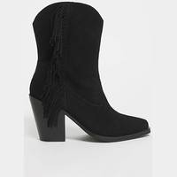 Simply Be Women's Black Suede Boots