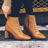 SHEIN Women's Studded Boots