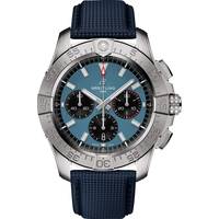 Breitling Mens Chronograph Watches With Leather Strap