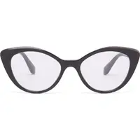 Miu Miu Women's Black Cat Eye Sunglasses