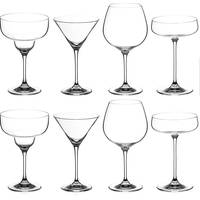 Diamante Martini Glasses