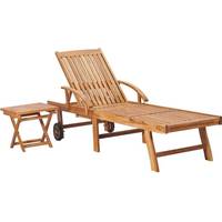 OnBuy Wooden Sun Loungers