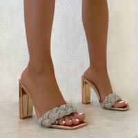 SIMMI Women's Gold Heels