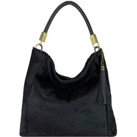 Sostter Black Fringe Bags For Ladies