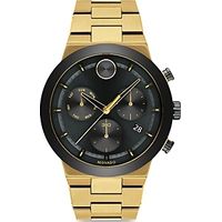 Movado Black and Gold Men's Watches