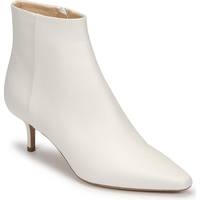 Rubber Sole Women's White Boots