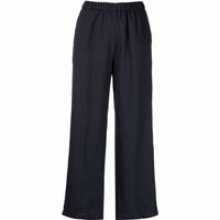 Aspesi Women's Wide Leg Linen Trousers