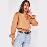 Everything5Pounds Women's Wrap Crop Tops
