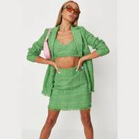 Missguided Women's Lime Green Tops