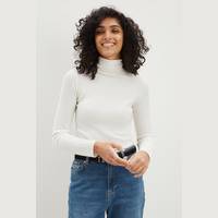 Dorothy Perkins Women's White Roll Neck Jumpers