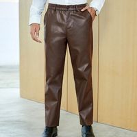 SHEIN Men's Leather Clothing