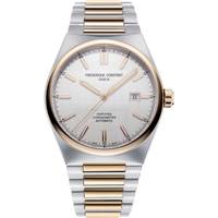 Frederique Constant Mens Rose Gold Watch With Leather Strap