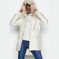 Debenhams Womens Parka With Fur Hood