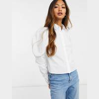 ASOS DESIGN Women's Fitted White Shirts