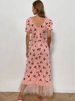 Milanoo Women's Pink Maxi Dresses