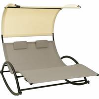 TOPDEAL Double Sun Loungers